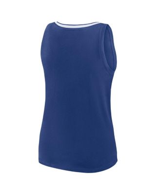 Women's Blue Tampa Bay Lightning Stellar Win V-Neck Tank Top