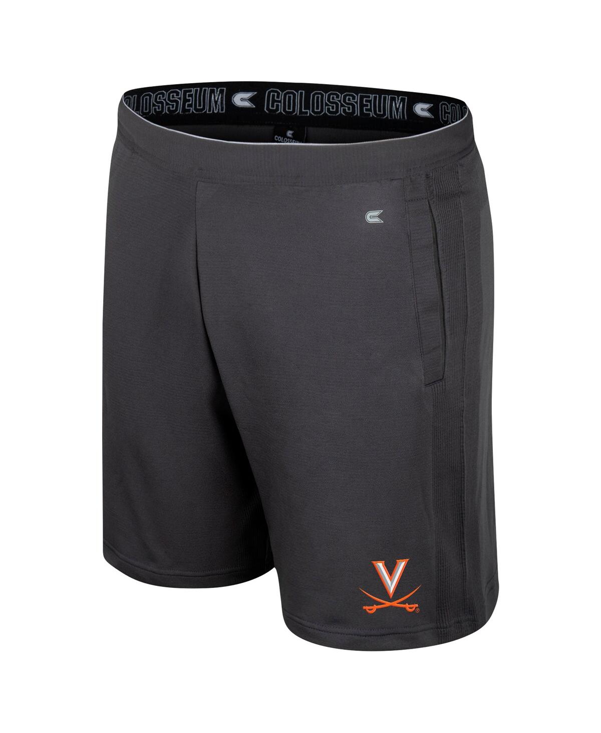 Colosseum Men's Charcoal Virginia Cavaliers Forget Shorts In Black