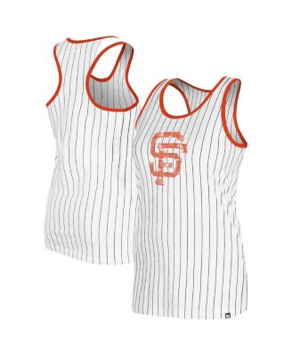 New Era - Women's White San Francisco Giants Gameday Pinstripe Tank Top