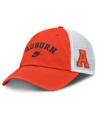 Nike - Men's Orange/White Auburn Tigers 2025 Sideline Campus Pro Local Snapback Hat