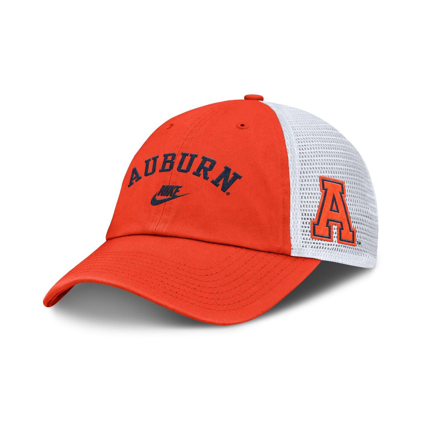 Мужская кепка Nike Orange/White Auburn Tigers 2025 Sideline Campus Pro Local Snapback Hat — фото 1