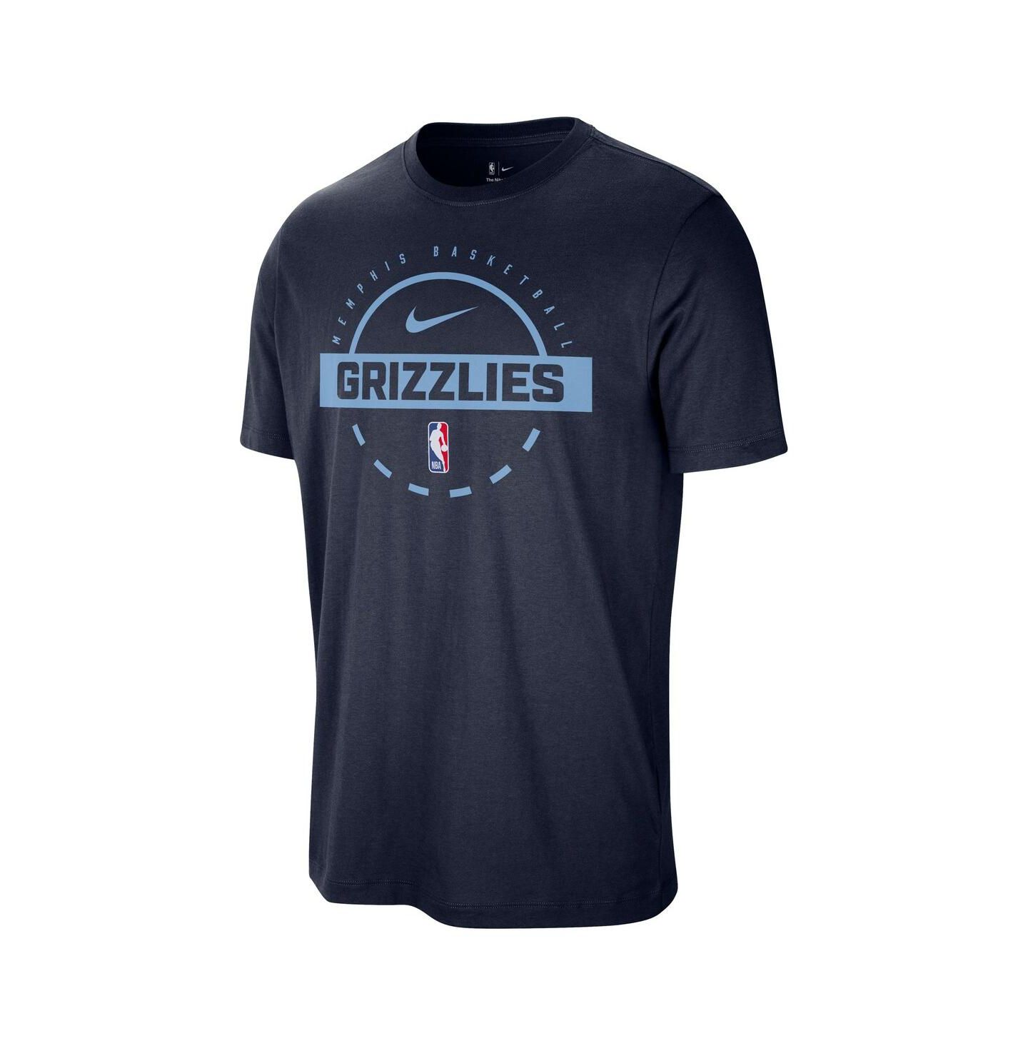 Мужская футболка Nike Navy Memphis Grizzlies Authentic Practice — фото 2
