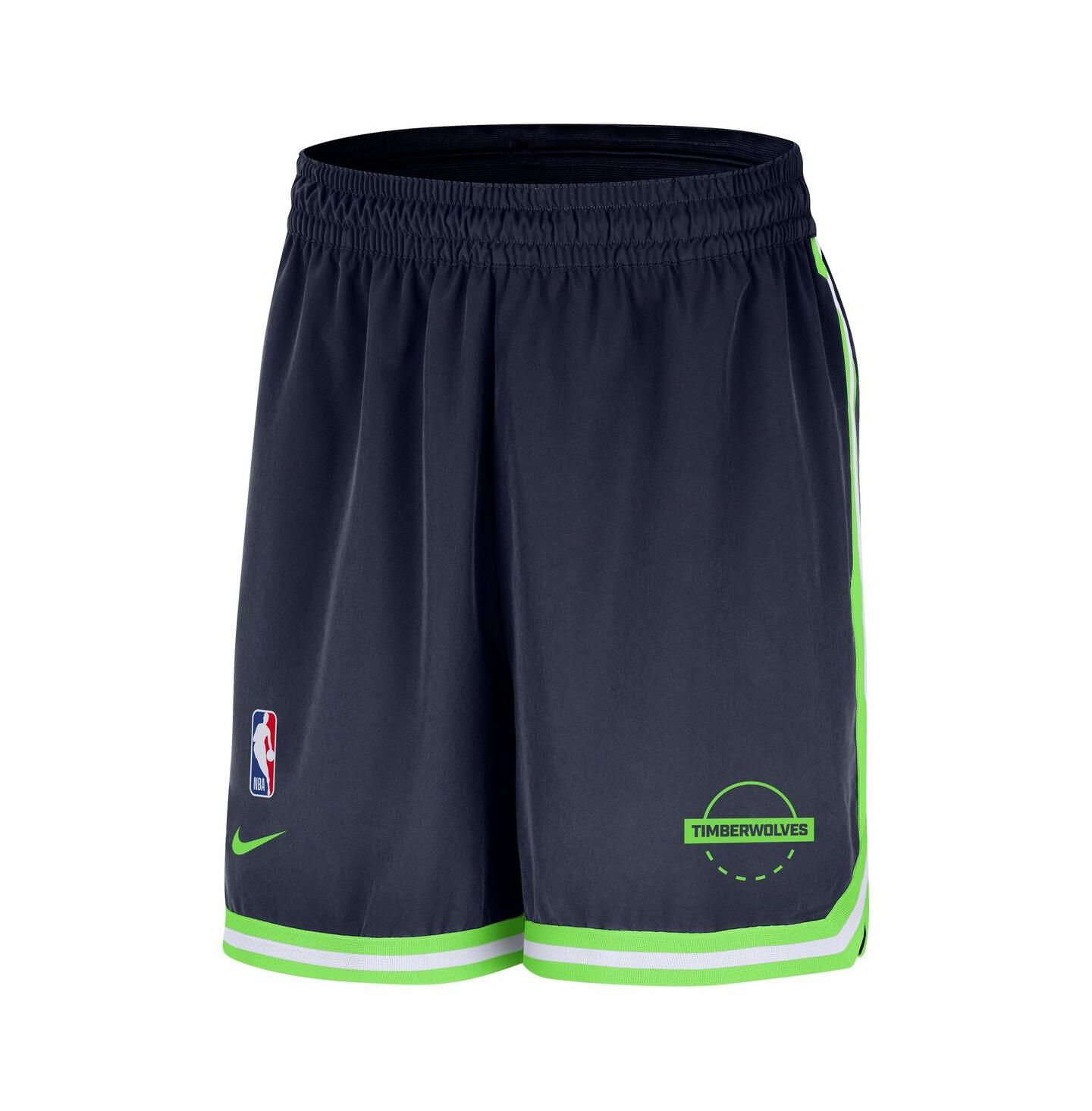 Мужские шорты Nike Navy Minnesota Timberwolves Authentic Practice DNA Woven Performance — фото 2