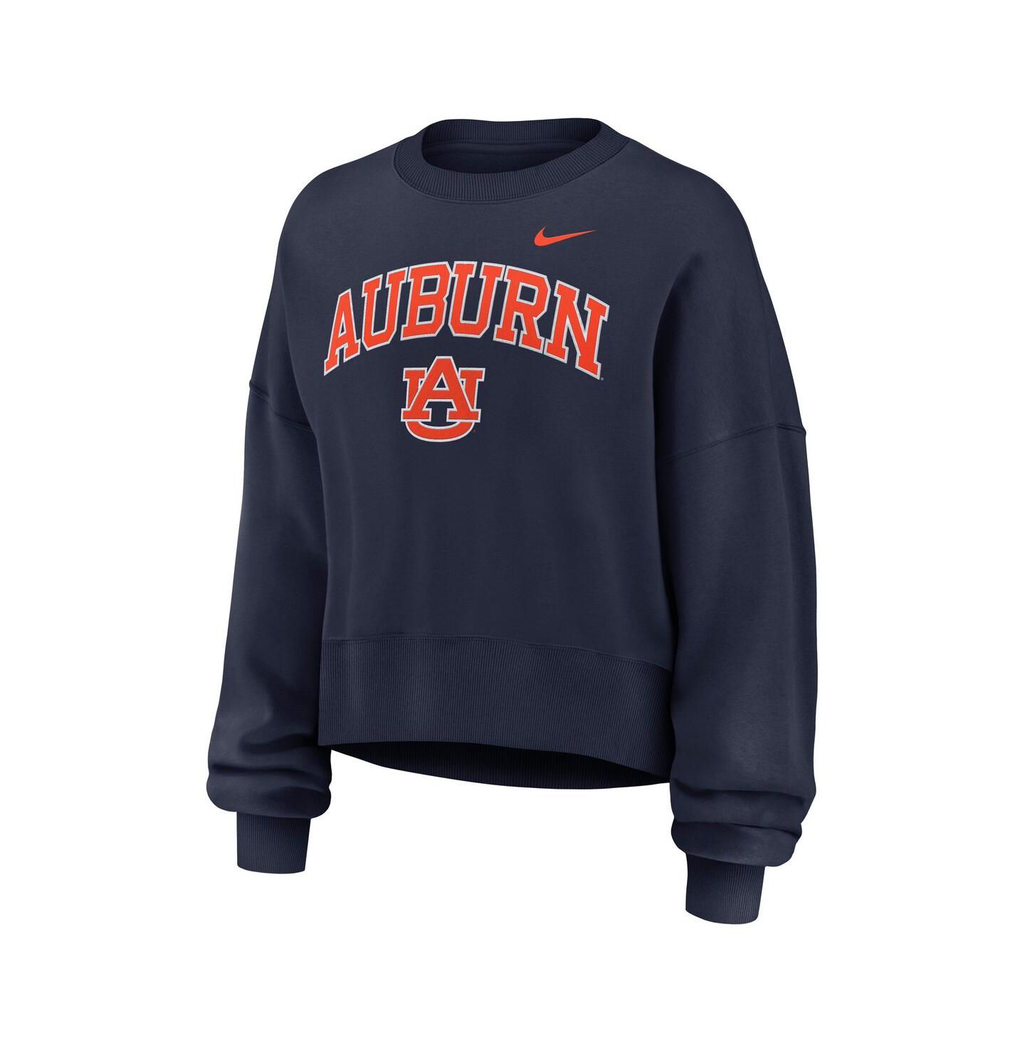 Женская толстовка Nike Navy Auburn Tigers Oversized Phoenix Arch Pullover — фото 2