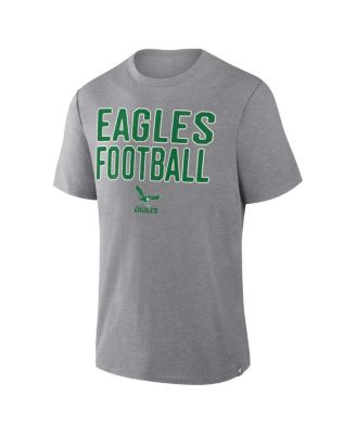 Men's Heather Gray Philadelphia Eagles First Down Tribute Tri-Blend T-Shirt