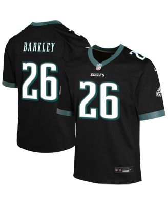 Nike - Big Boys and Girls Saquon Barkley Black Philadelphia Eagles Alternate Game Jersey