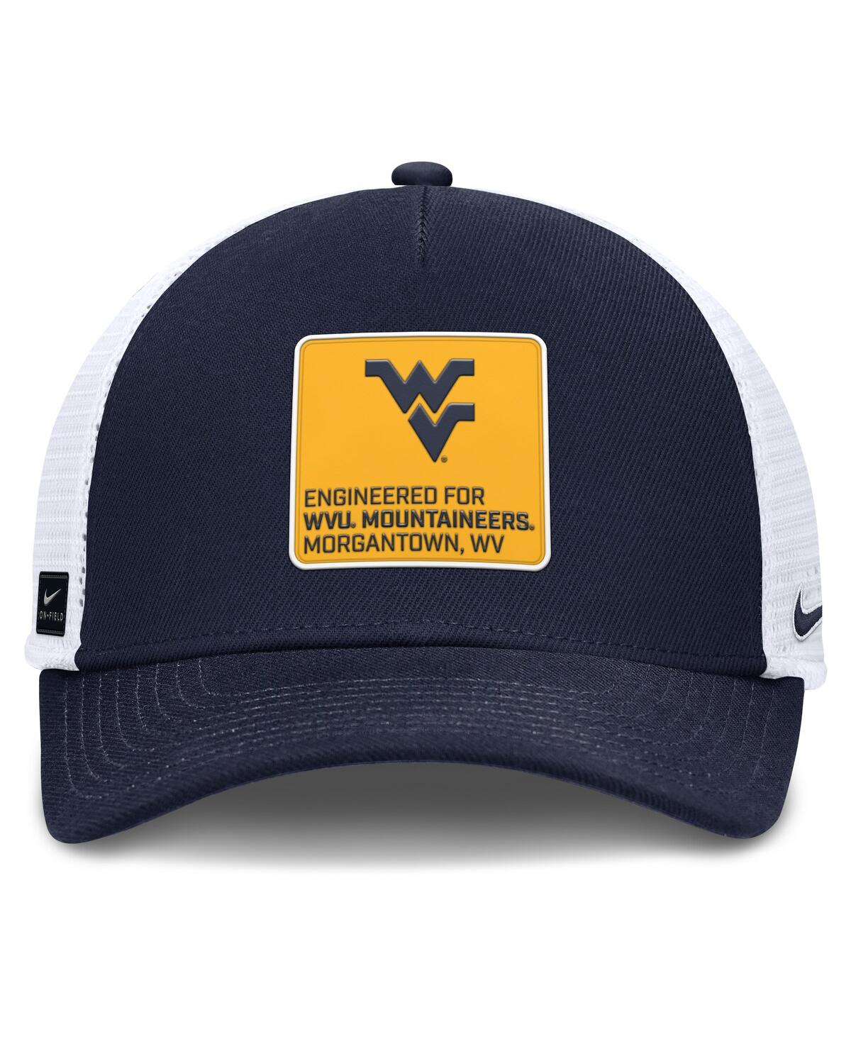 Nike West Virginia On-field Rise Engineered  Men's College Trucker Adjustable Hat In Multi
