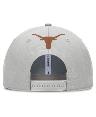 Men's Gray Texas Longhorns 2025 Sideline Dust Pinched Rise Adjustable Hat