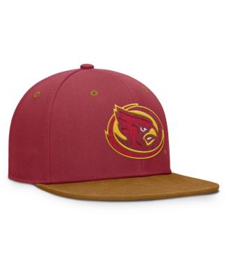 Men's Cardinal/Brown Iowa State Cyclones NoBo Fitted Hat