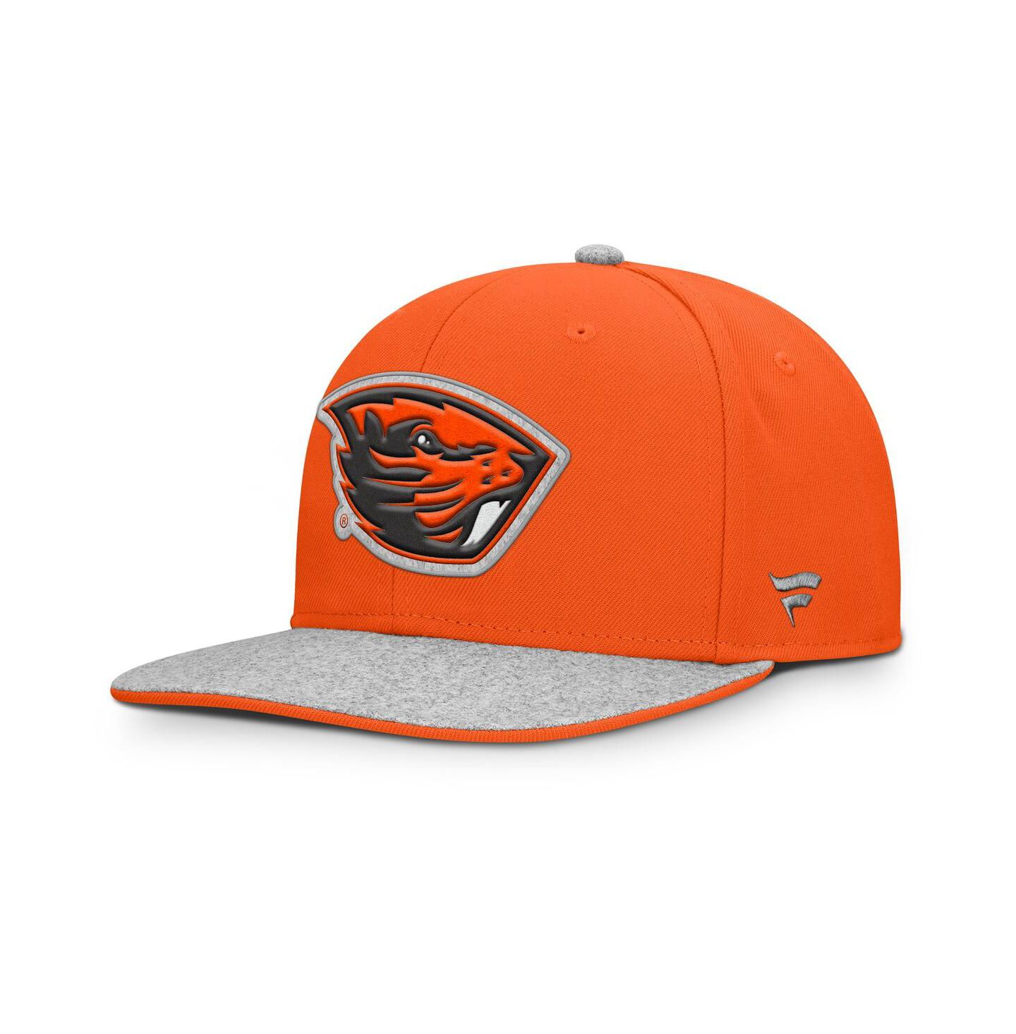 Мужская кепка Fanatics Orange Oregon State Beavers Loden Snapback Hat — фото 1