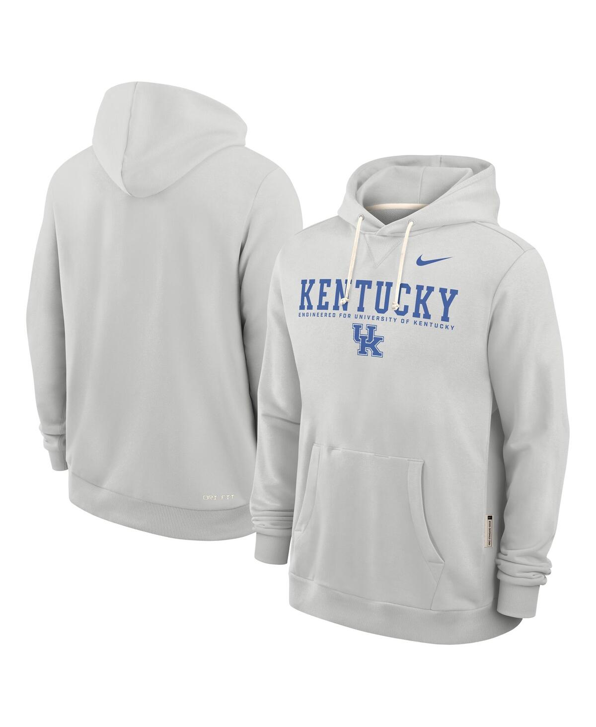 Nike Gray Kentucky Wildcats 2025 Sideline Standard Issue Dri-fit Hoodie In Gray