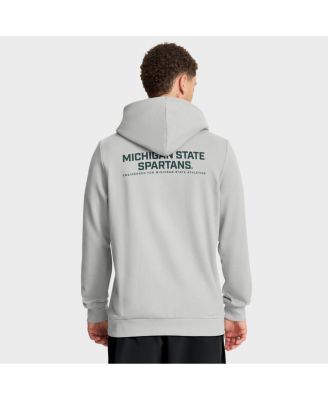 Men's Gray Michigan State Spartans 2025 Sideline Standard Issue Dri-FIT Full-Zip Hoodie
