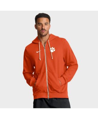 Nike - Men's Orange Clemson Tigers 2025 Sideline Standard Issue Dri-FIT Full-Zip Hoodie