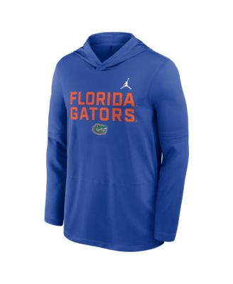 Men's Royal Florida Gators 2025 Sideline Performance Long Sleeve Hoodie T-Shirt