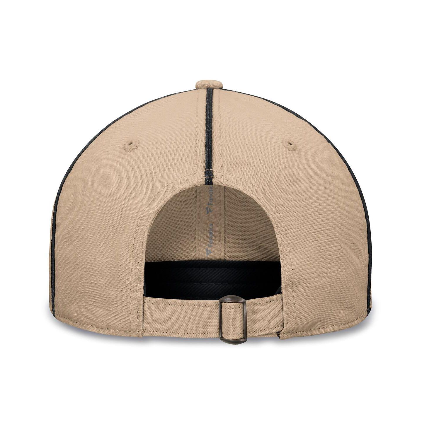 Мужская кепка Fanatics Cream Boston Bruins Heritage Setoff Adjustable Hat — фото 3