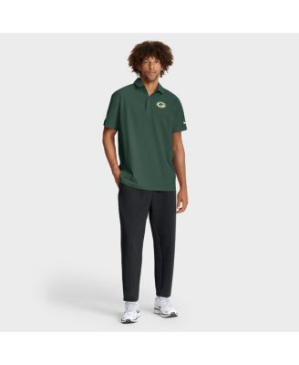 Men's Green Bay Packers Sideline City Pride Woven Performance Polo Shirt