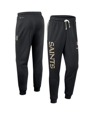Men's Black New Orleans Saints Sideline Standard Issue Ground Game Dri-FIT Taper Pants