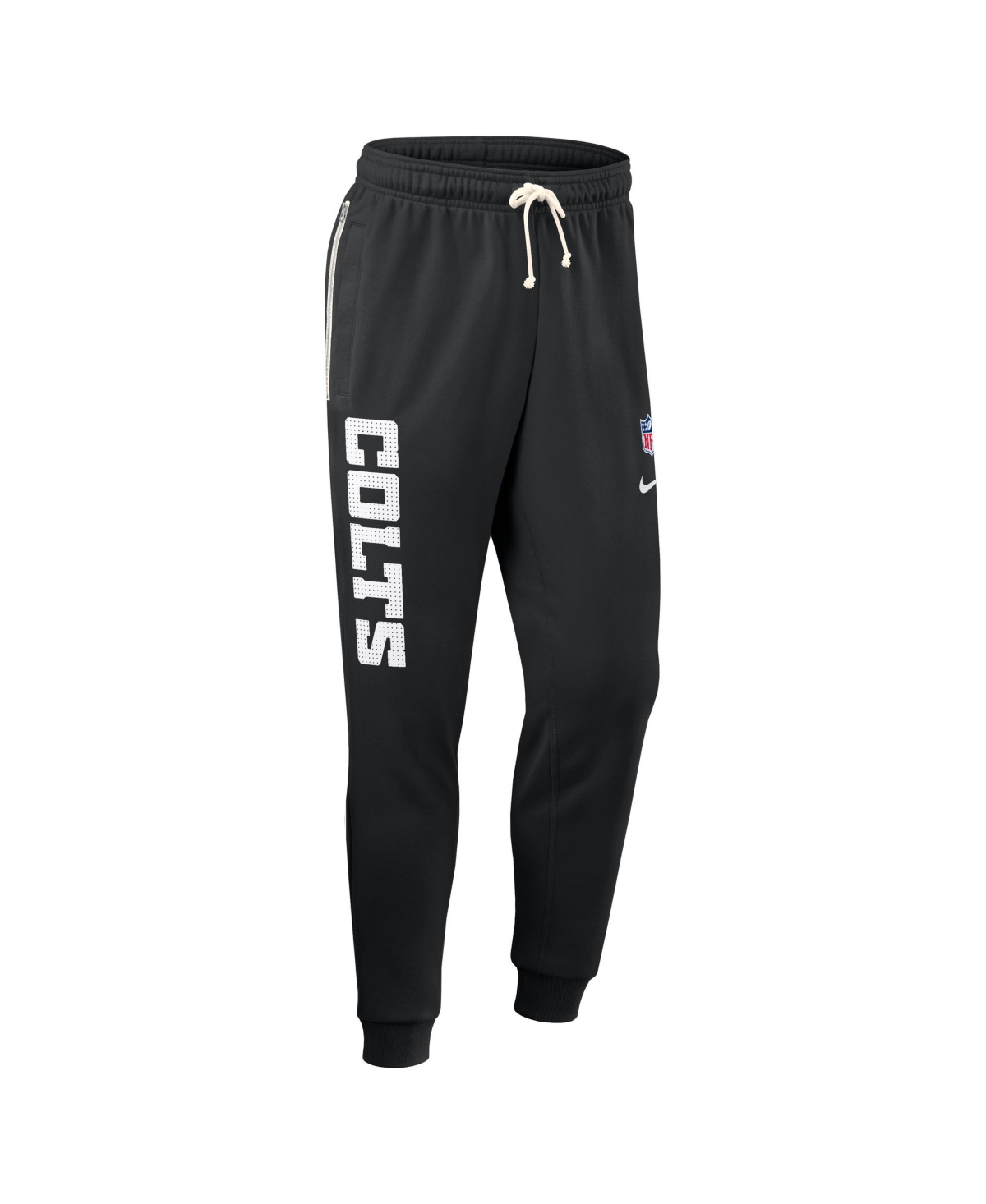 Nike Black Indianapolis Colts Sideline Standard Issue Ground Game Dri-fit Taper Pants In Black