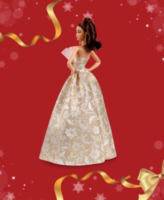 2025 Holiday BARBIE Doll Light Brown Hair