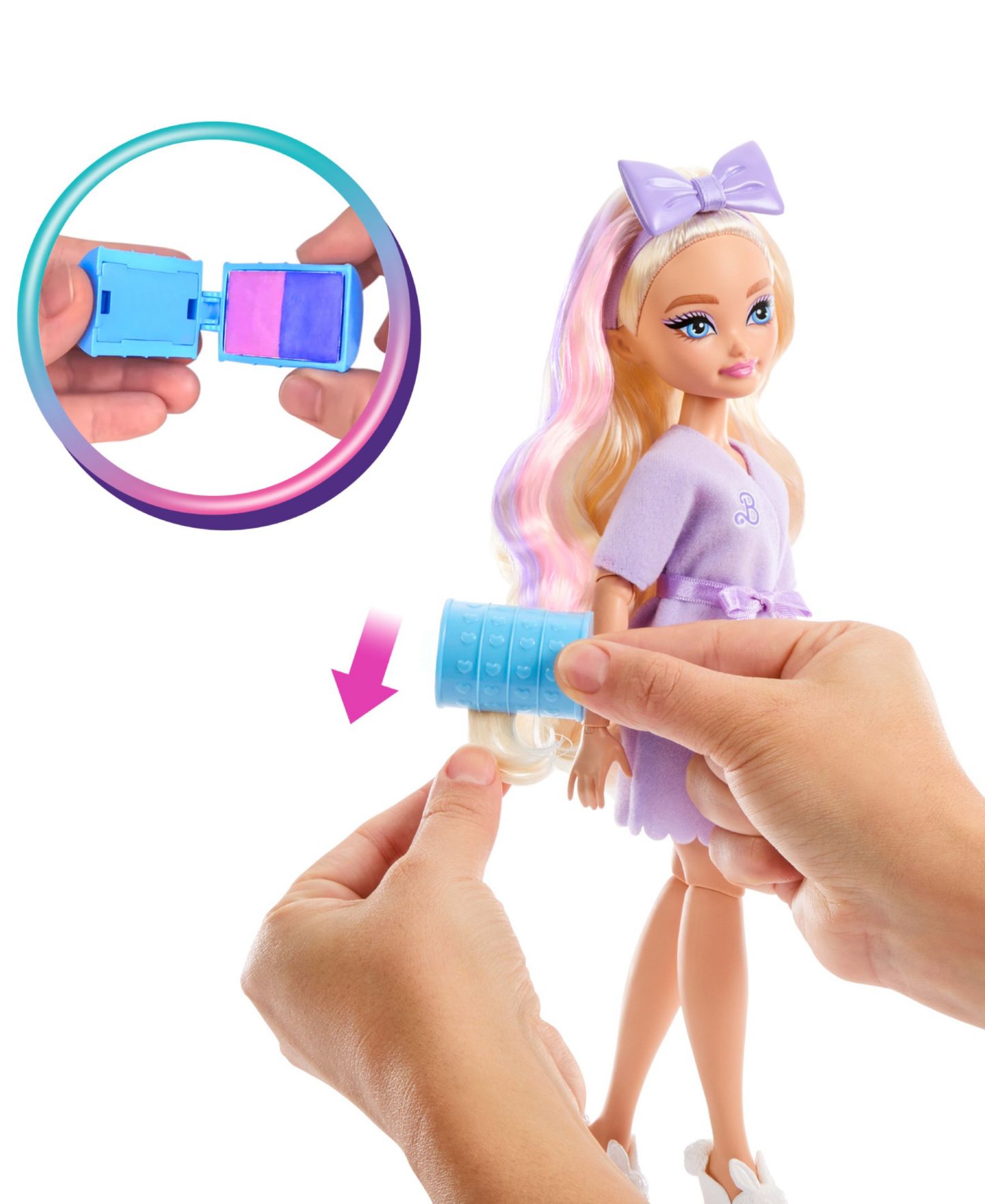 Детская кукла Barbie Dream Besties Malibu Hair Styling Fashion Doll, Ages 4+ — фото 3