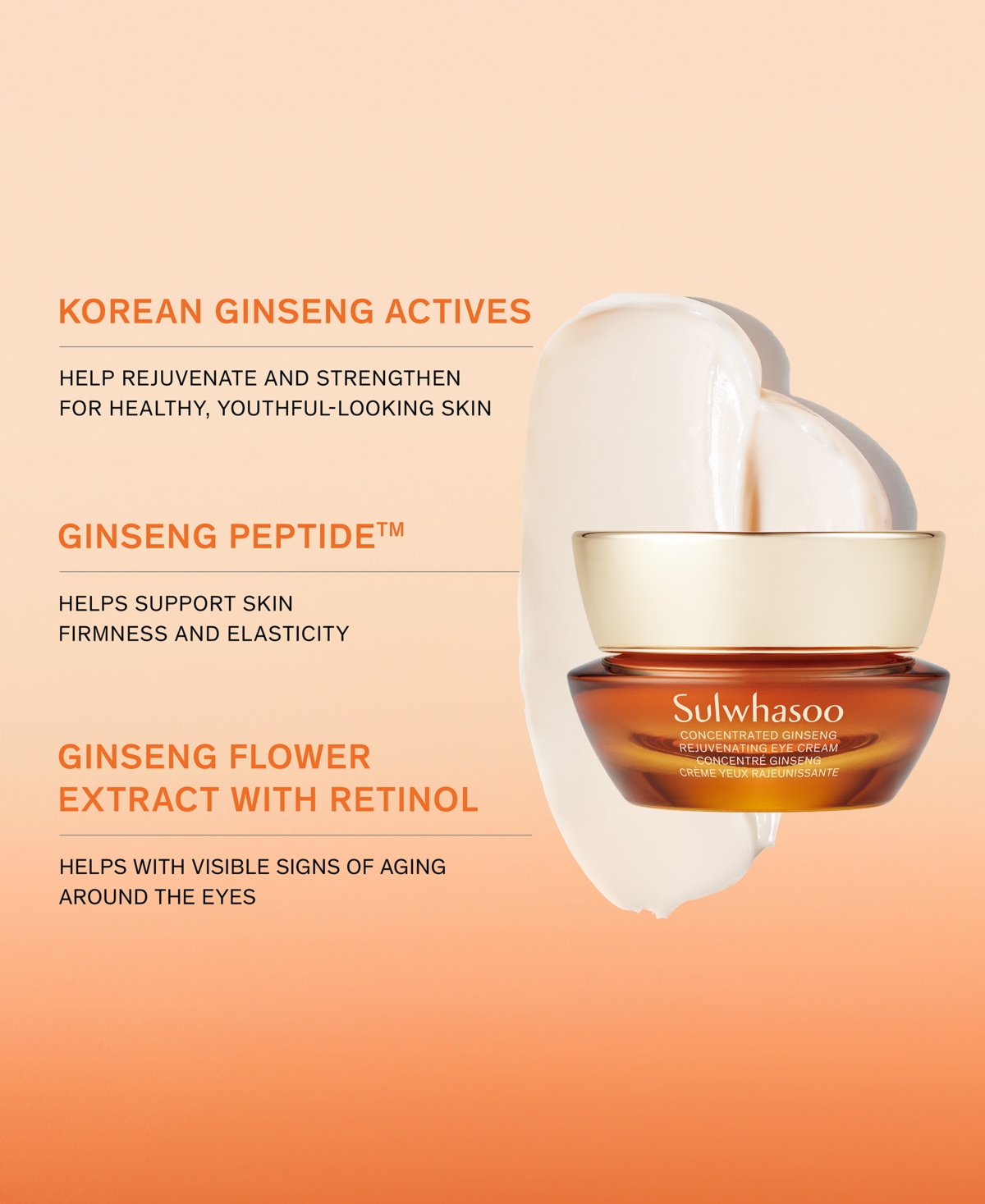 Sulwhasoo 3-pc. Concentrated Ginseng Rejuvenating Eye Cream Set In Orange