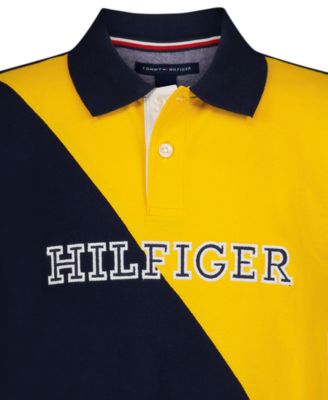 Big Boys' S-XL Diagonal Pieced Polo Shirt