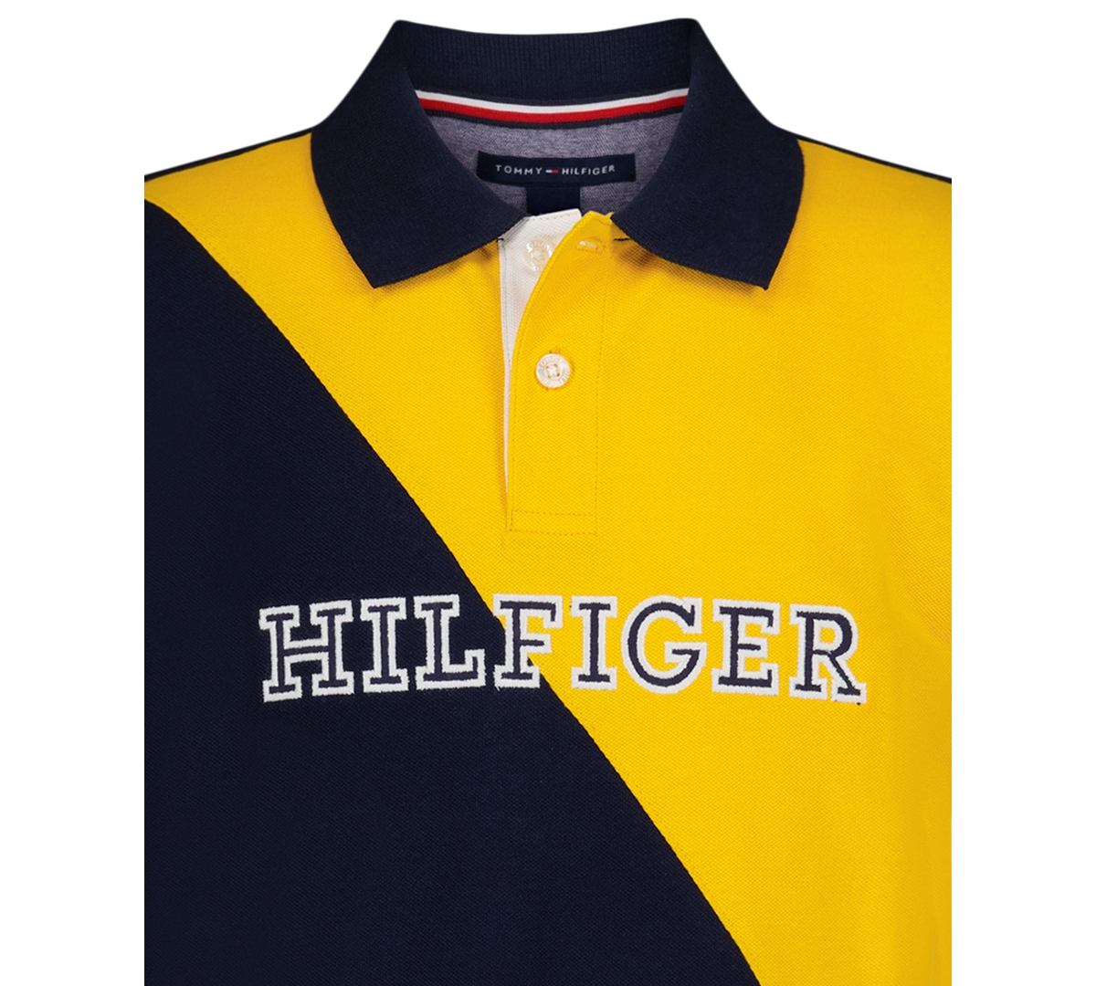 Tommy Hilfiger Toddler And Little Boys 2t-7 Diagonal Colorblock Polo Shirt In Multi