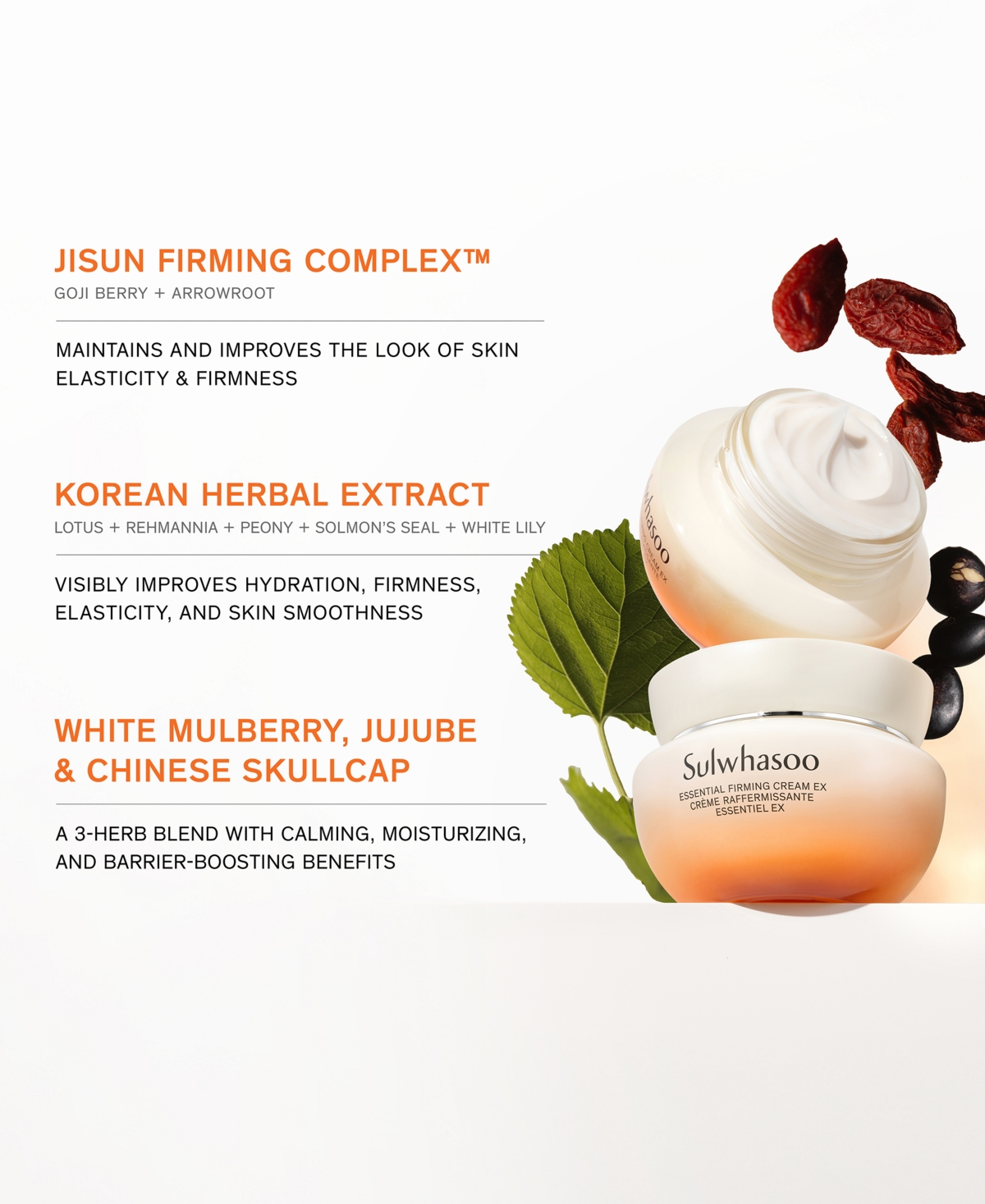 Sulwhasoo Essential Firming Cream Ex, 2.5 Oz. In Transparent