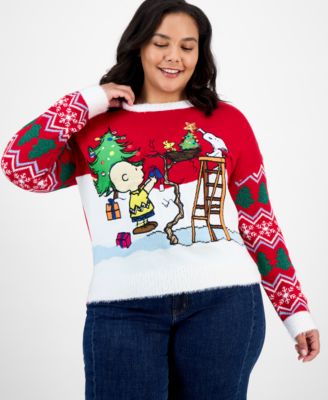 It's Our Time - Trendy Plus Charlie Brown Ugly Xmas Sweater