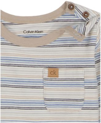 Baby Boys' Striped T-Shirt and Knit Joggers, 2-Piece Set