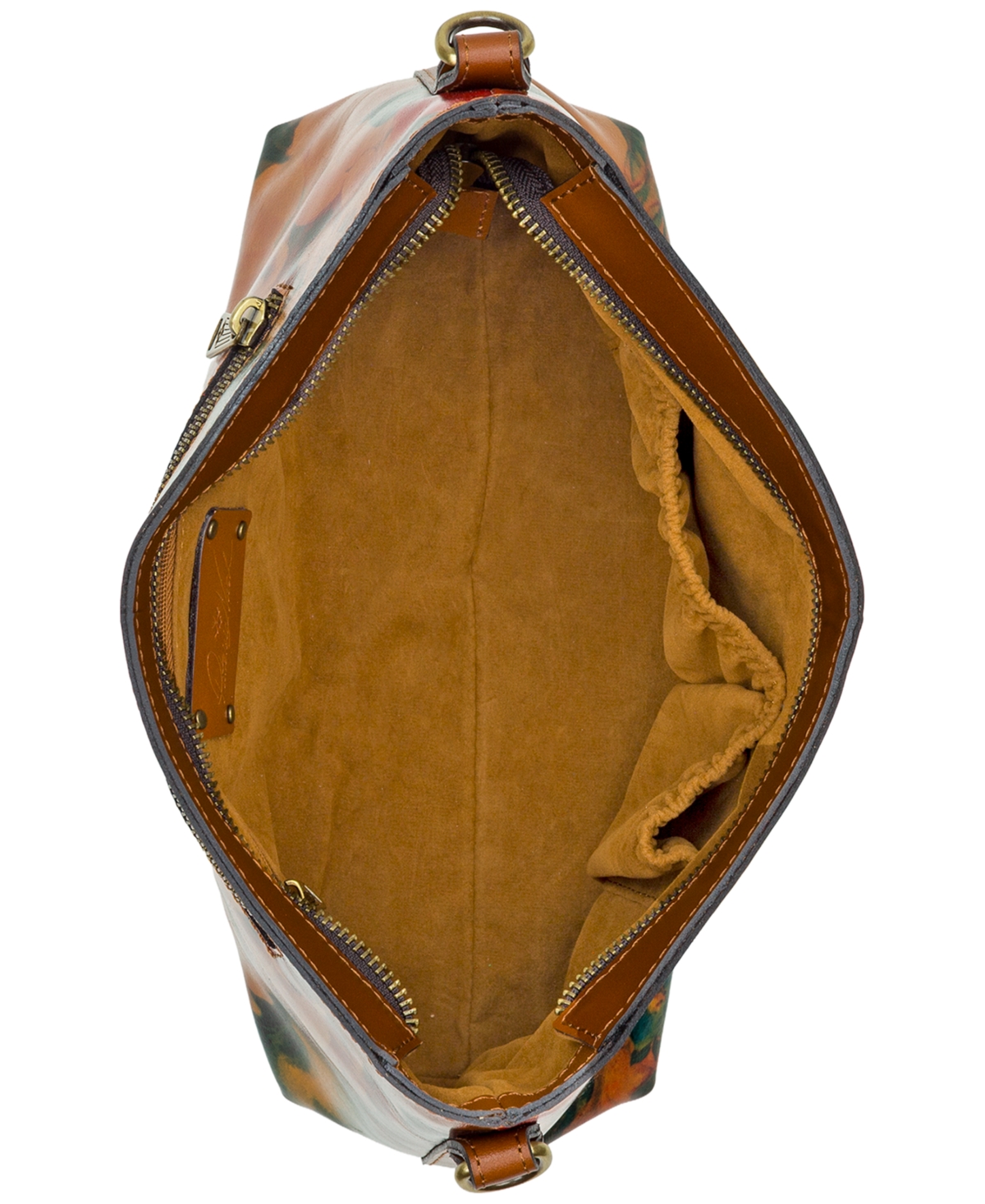 Patricia Nash Betta Medium Leather Crossbody, Created For Macy's In Multi
