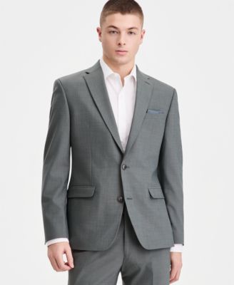 Men's Slim-Fit Wool Blend Suit Separates Jacket