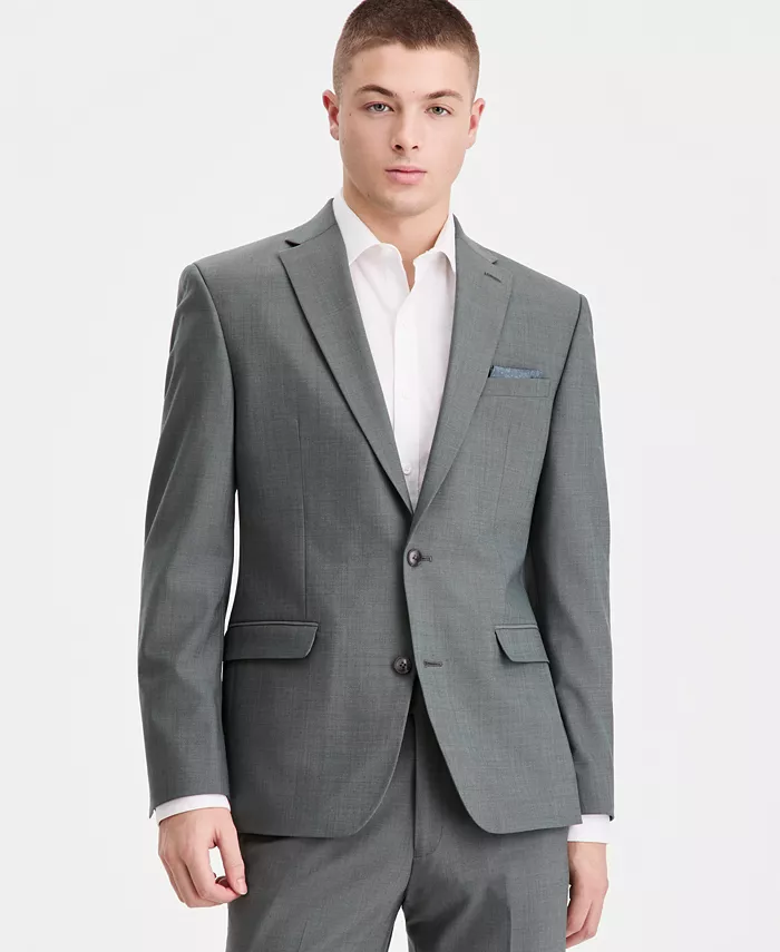 Men's Slim-Fit Wool Blend Suit Separates Jacket - thumbnail 5