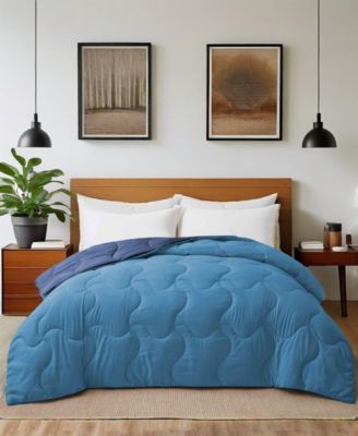 Lightweight Reversible Quilted Down Alternative Comforter, King