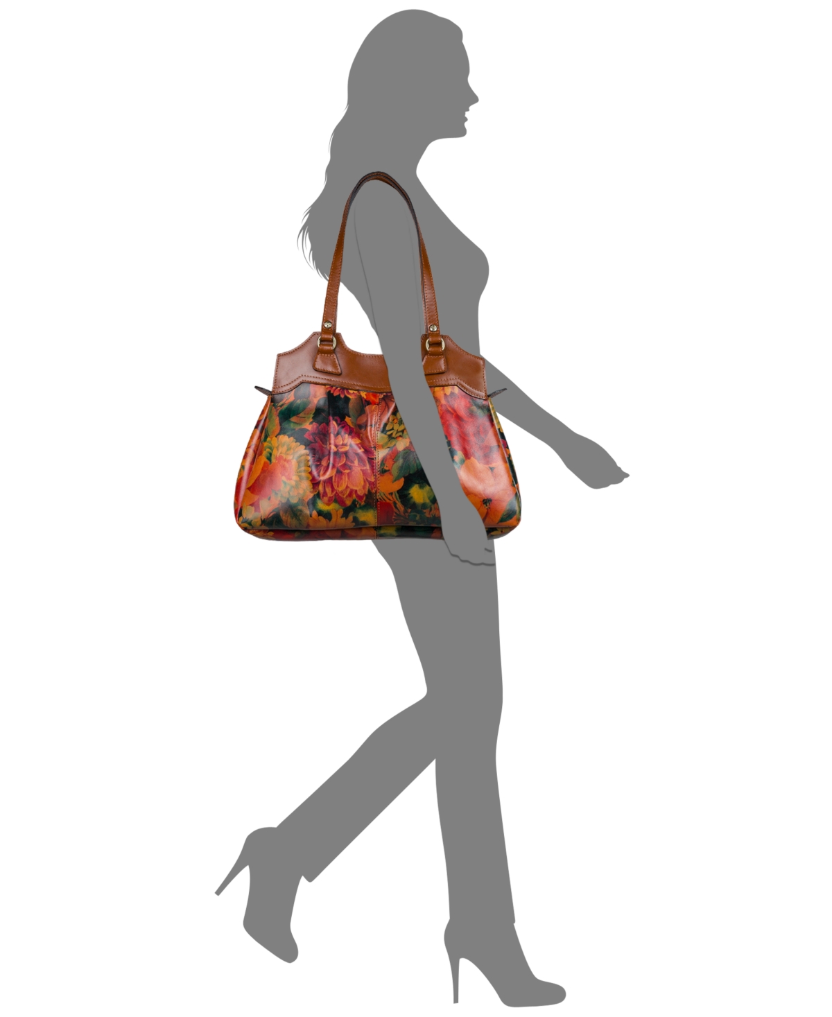 Patricia Nash Napoli Extra Large Satchel In Multi