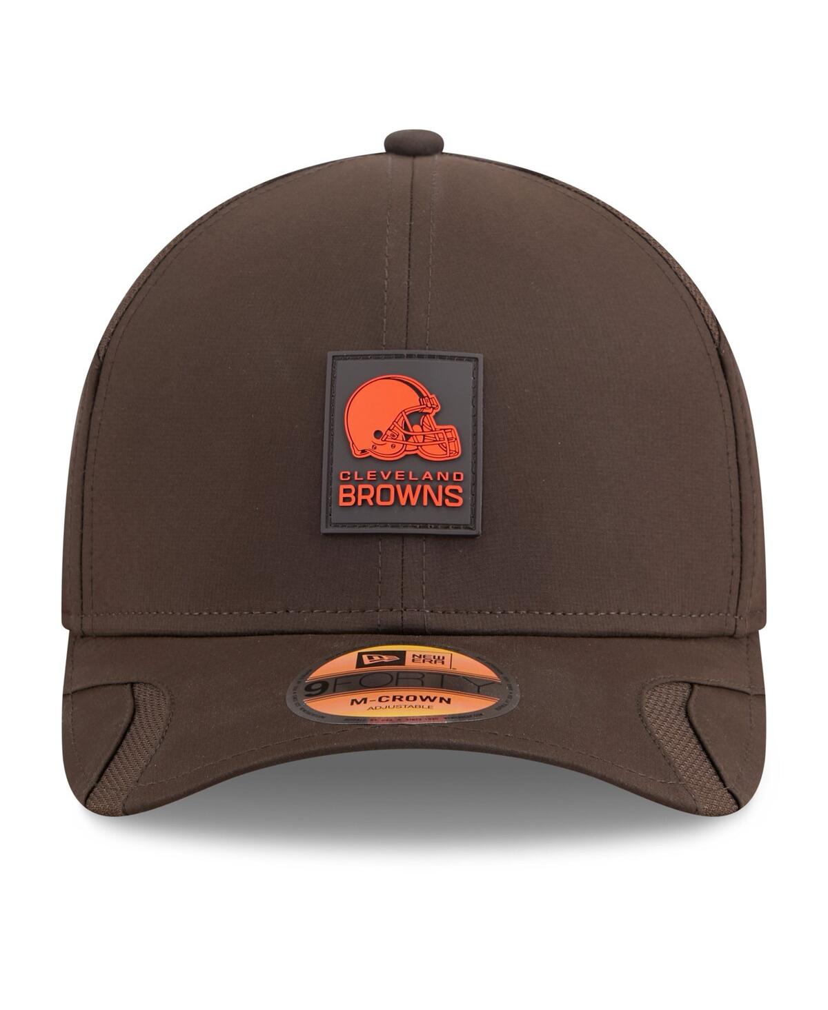 New Era Big Boys And Girls Brown Cleveland Browns 2025 Sideline 9forty Adjustable Hat In Brown