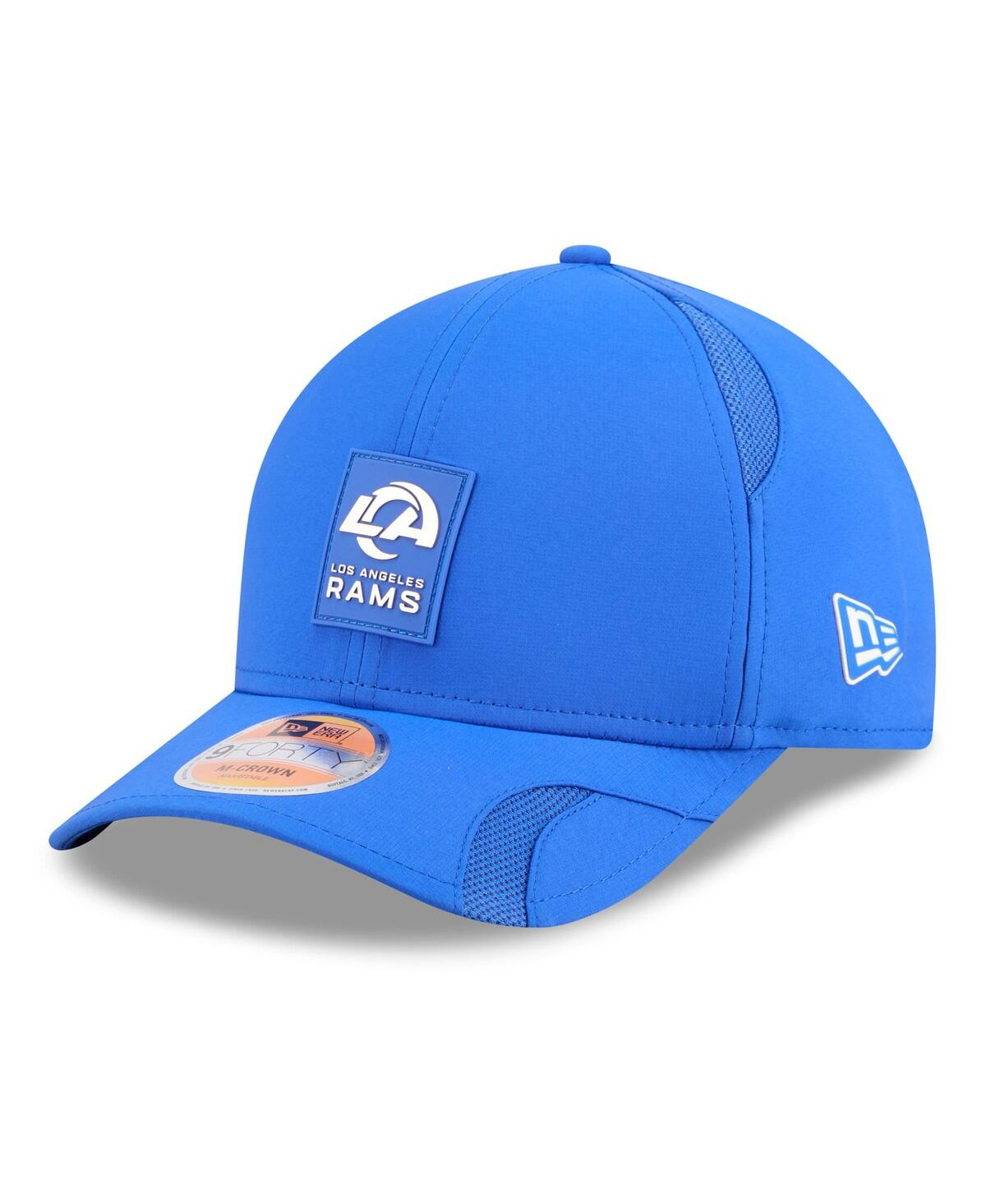 New Era Big Boys And Girls Royal Los Angeles Rams 2025 Sideline 9forty Adjustable Hat In Blue