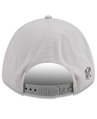 Men's Gray Pittsburgh Steelers 2025 Sideline M-Crown 9FORTY Adjustable Hat