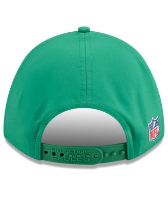 Men's Kelly Green Philadelphia Eagles 2025 Sideline Throwback M-Crown 9FORTY Adjustable Hat