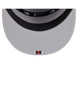 Men's Gray Atlanta Falcons 2025 Sideline Split Panel 9FIFTY Snapback Hat