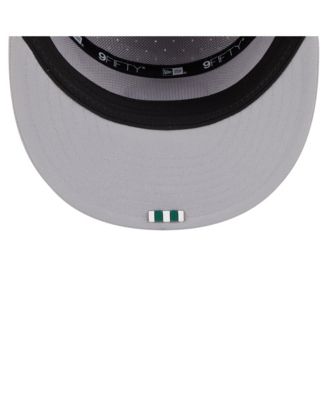 Men's Gray New York Jets 2025 Sideline Split Panel 9FIFTY Snapback Hat