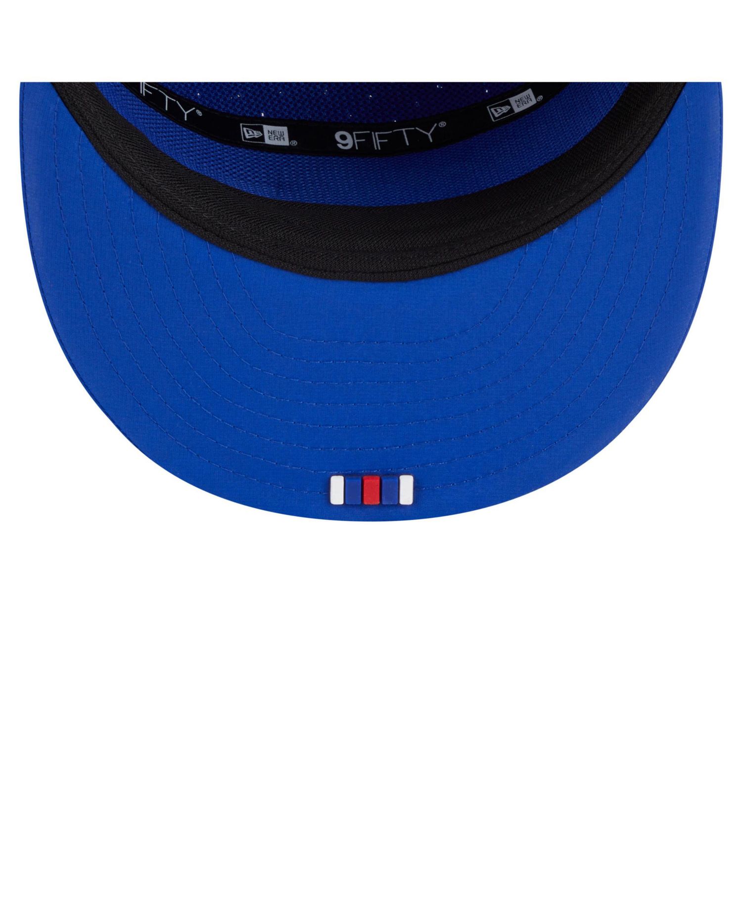 Men's Royal Buffalo Bills 2025 Sideline Split Panel 9FIFTY Snapback Hat