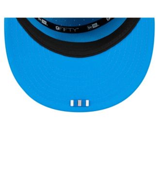 Men's Blue Detroit Lions 2025 Sideline Split Panel 9FIFTY Snapback Hat