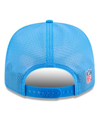 Men's Blue Detroit Lions 2025 Sideline 9SEVENTY Trucker Adjustable Hat