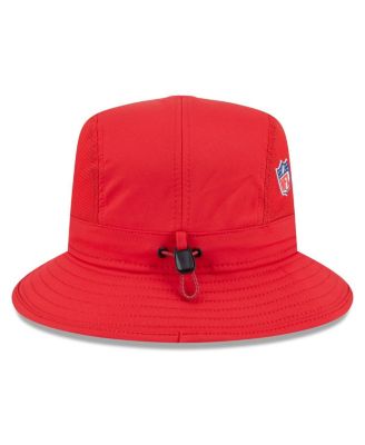 Men's Red Kansas City Chiefs 2025 Sideline Bucket Hat