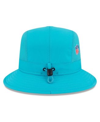 Men's Aqua Miami Dolphins 2025 Sideline Bucket Hat