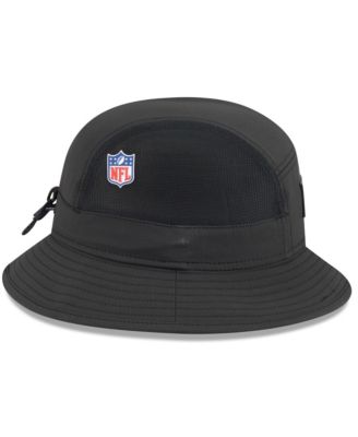 Men's Black Pittsburgh Steelers 2025 Sideline Bucket Hat