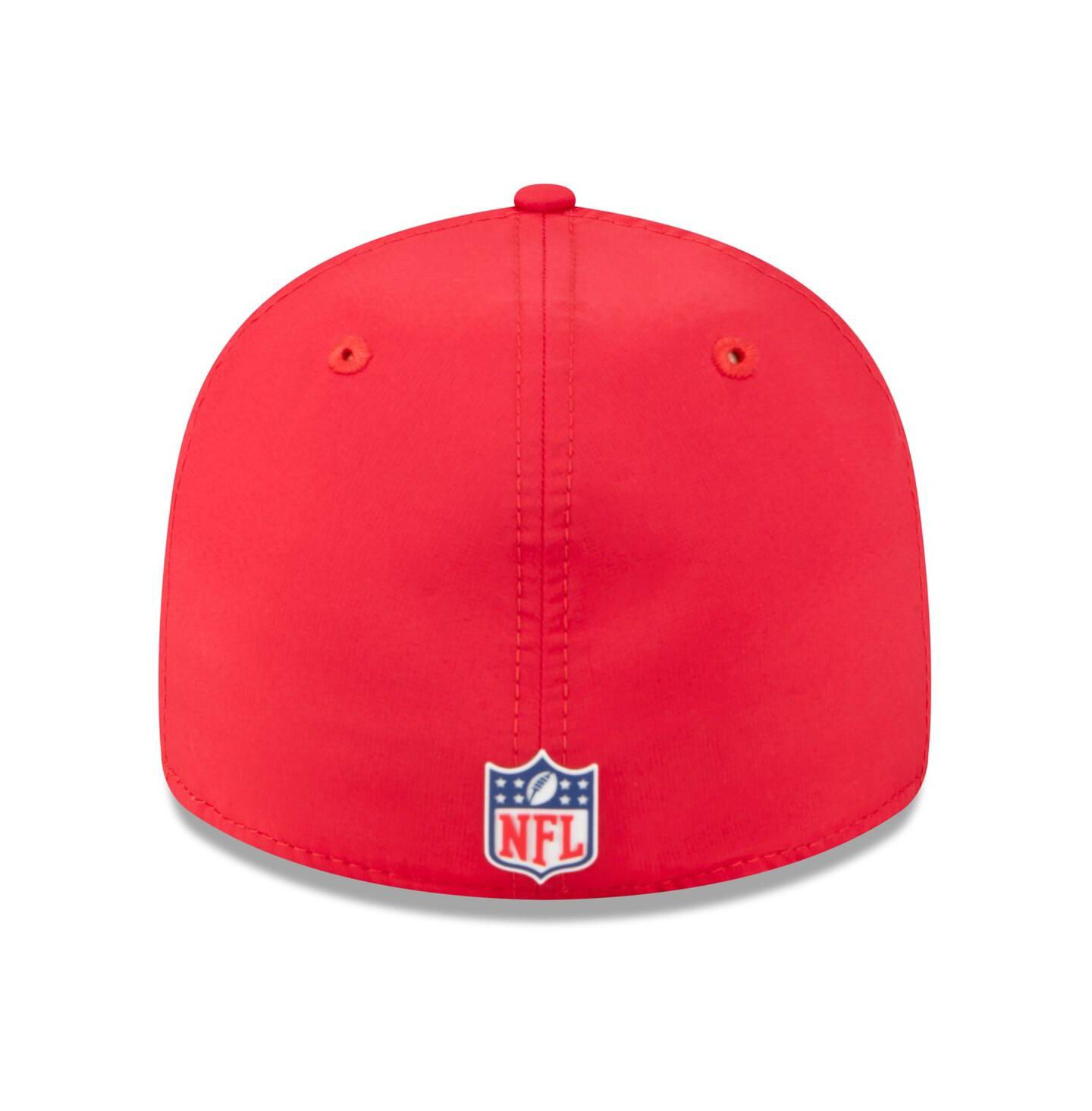 Мужская кепка New Era Red Kansas City Chiefs 2025 Sideline Retro Crown 59FIFTY Fitted Hat — фото 2