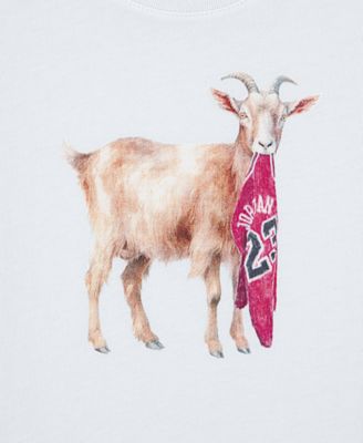 Toddler and Little Boys' Flight Goat Print T-Shirt