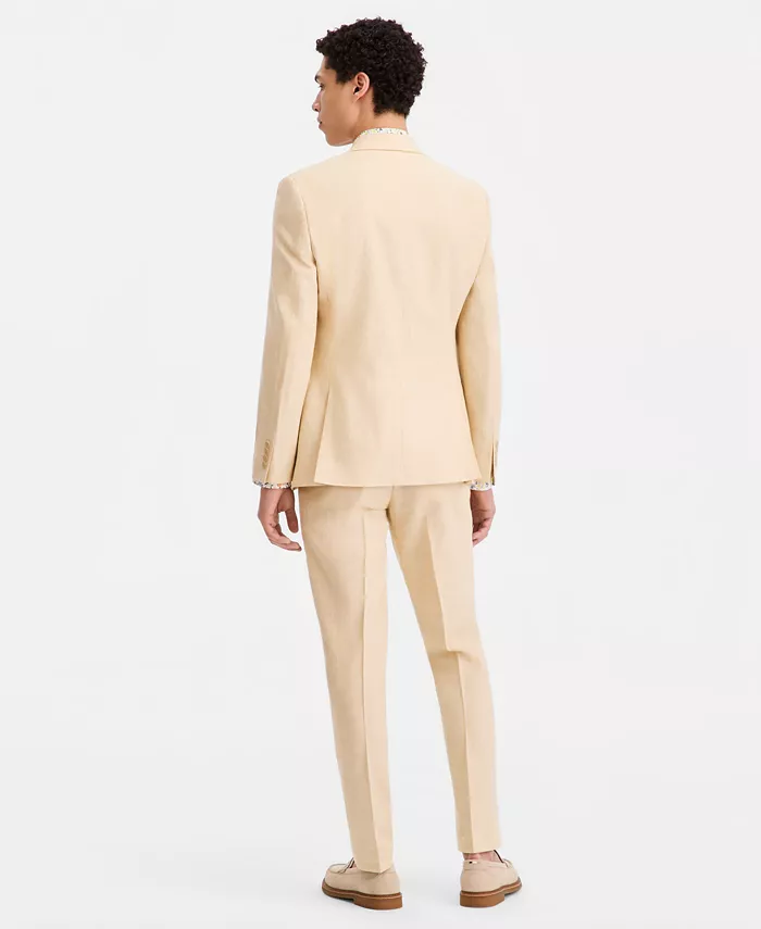 Men's Slim-Fit Linen-Blend Suit Separates - thumbnail 8